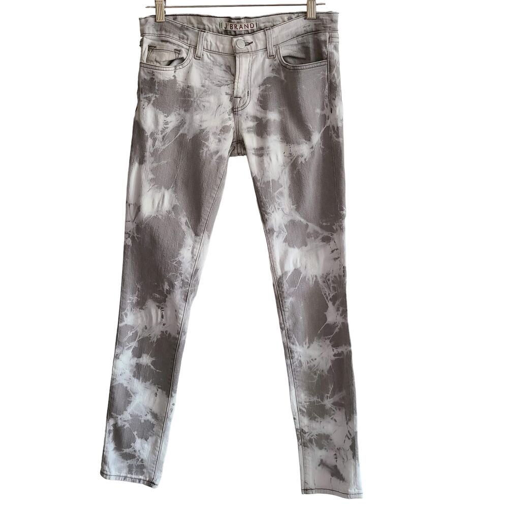 J BRAND Cult Tie Dye Low Rise Skinny‎ Jeans 10C026 Cult Cut 3518 Women's Size 27